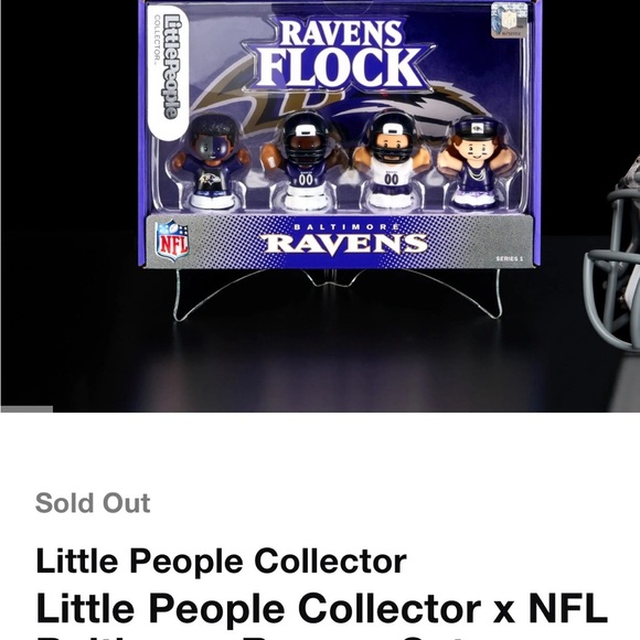 NFL little people Baltimore Ravens collector NIB - Picture 3 of 6